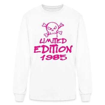 Limited Edition 1985 Birthday 1985 Born - Men's Long Sleeve T-Shirt - white - Front