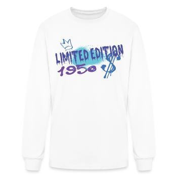 Limited Edition 1950 Birthday 1950 Born - Men's Long Sleeve T-Shirt - white - Front