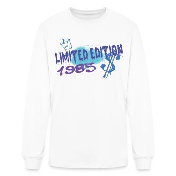 Limited Edition 1985 Birthday 1985 Born - Men's Long Sleeve T-Shirt - white - Front