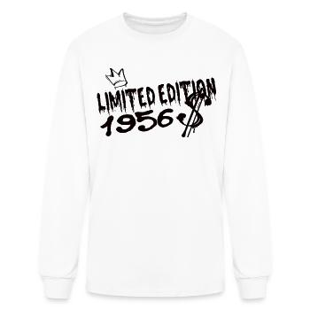Limited Edition 1956 Birthday 1956 Born - Men's Long Sleeve T-Shirt - white - Front