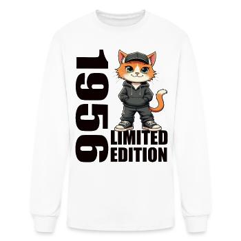 Limited Edition 1956 Birthday 1956 Born - Men's Long Sleeve T-Shirt - white - Front