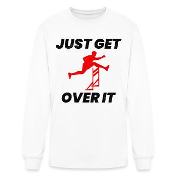 Hurdles Hurdling Hurdler Running Runner Athletes - Men's Long Sleeve T-Shirt - white - Front