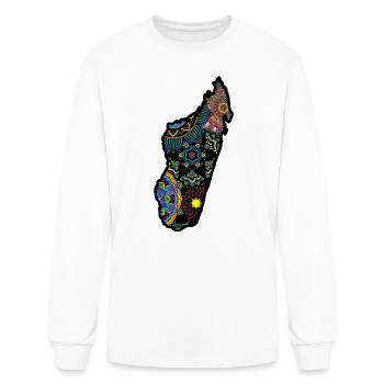 Isle de Madagascar - Men's Long Sleeve T-Shirt - white - Front