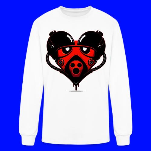 Robot Heart - Men's Long Sleeve T-Shirt