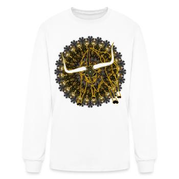 Kaleidoscope Longhorn 2023 18 - Men's Long Sleeve T-Shirt - white - Front