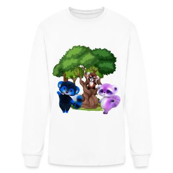 Cuddles of Cuteness - Men's Long Sleeve T-Shirt - white - Front