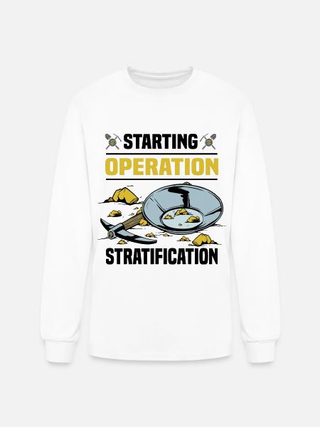 Gold panning - Men's Long Sleeve T-Shirt - white