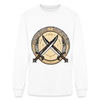 swords - Men's Long Sleeve T-Shirt - white - Front