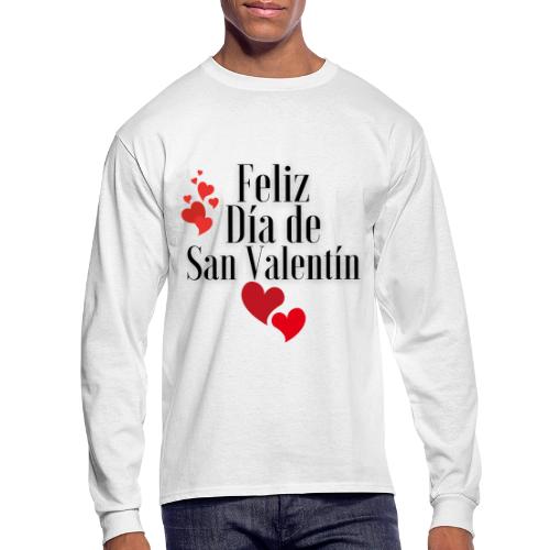 Moda de San Valentín, Celebra Día 14 de Febrero. - Men's Long Sleeve T-Shirt