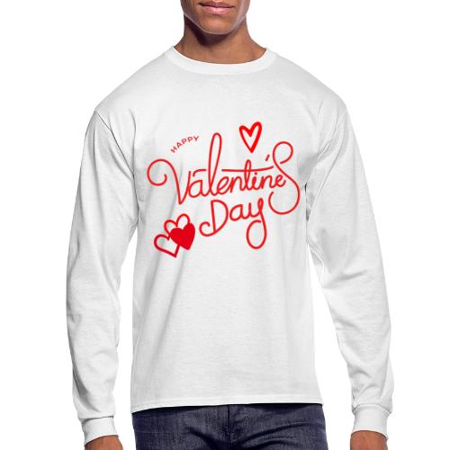 San Valentín, Moda Celebra Día 14 de Febrero - Men's Long Sleeve T-Shirt
