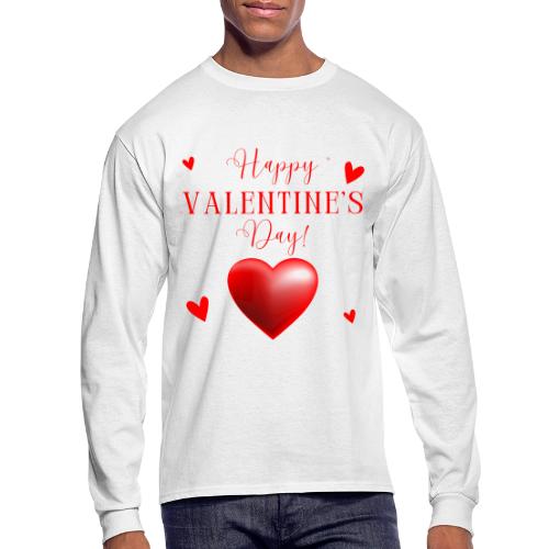 Valentin Designs, Fashion February 14 Valentine's. - Men's Long Sleeve T-Shirt
