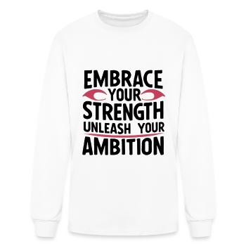 motivation - T-shirt à manches longues Homme - blanc - Devant