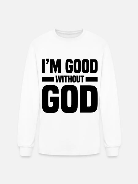 atheists - Men's Long Sleeve T-Shirt - white