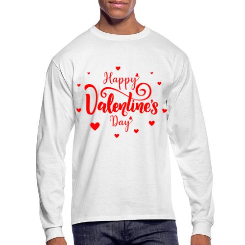 Valentine's Day Design February 14, Love Day - Men's Long Sleeve T-Shirt