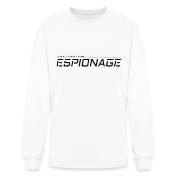 Espionage art T Shirt - Men's Long Sleeve T-Shirt - white - Front