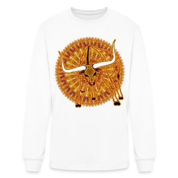 Kaleidoscope Longhorn 2023 17 - Men's Long Sleeve T-Shirt - white - Front