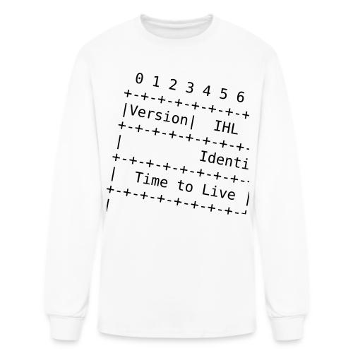 IPv4 Header - Men's Long Sleeve T-Shirt