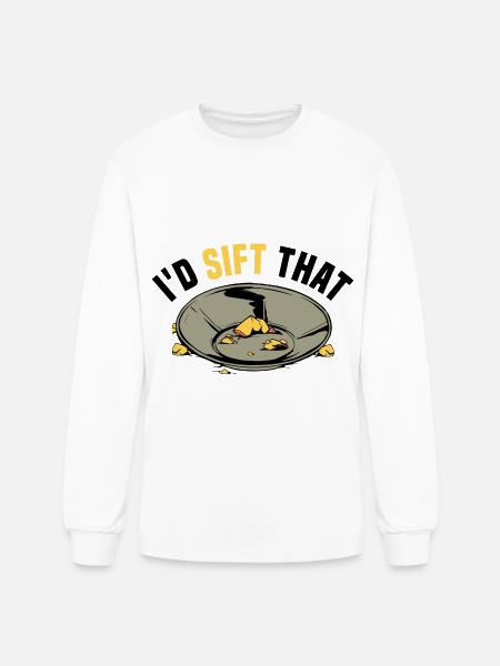 Panning for gold - Men's Long Sleeve T-Shirt - white
