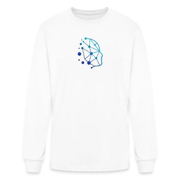 Neural Nexus – Digital Mind Network - Men's Long Sleeve T-Shirt - white - Front