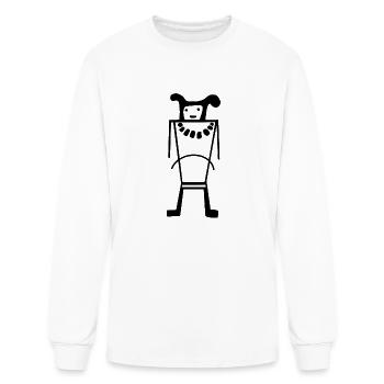 Ancient petroglyph - Men's Long Sleeve T-Shirt - white - Front