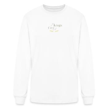 City Kings merge - Men's Long Sleeve T-Shirt - white - Front