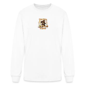 Wiener Dog Mom Minimalist Line Art Dachshund T-Shi - Men's Long Sleeve T-Shirt - white - Front