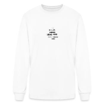 Hero - Men's Long Sleeve T-Shirt - white - Front