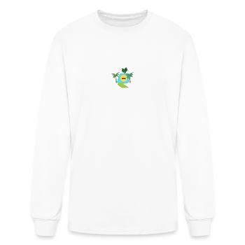 L'été tropical - Men's Long Sleeve T-Shirt - white - Front