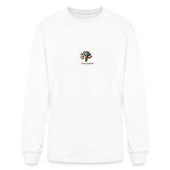 Thinks Positive - Men's Long Sleeve T-Shirt - white - Front