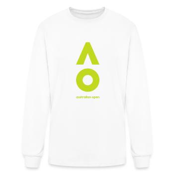 Australian Open Logo - Men's Long Sleeve T-Shirt - white - Front