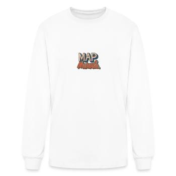 Map Marvels T-Shirt - Men's Long Sleeve T-Shirt - white - Front