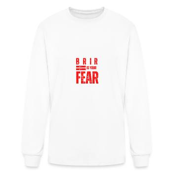 Your Only Barrier Is Your Fear - Men's Long Sleeve T-Shirt - white - Front