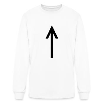 arrow - Men's Long Sleeve T-Shirt - white - Front