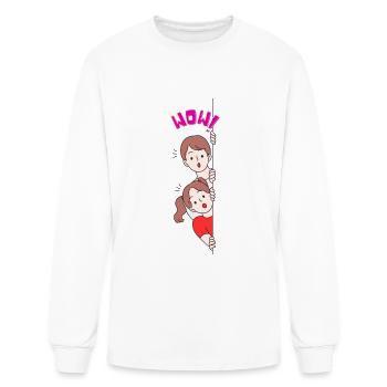 The best surprise shirt - Men's Long Sleeve T-Shirt - white - Front