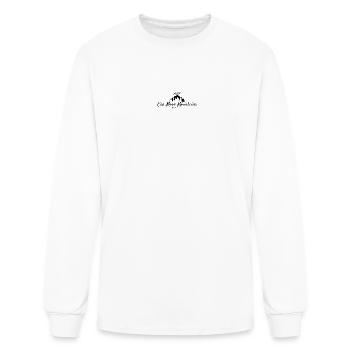 Faith Can Move Mountains Matt. 17:20 - Men's Long Sleeve T-Shirt - white - Front