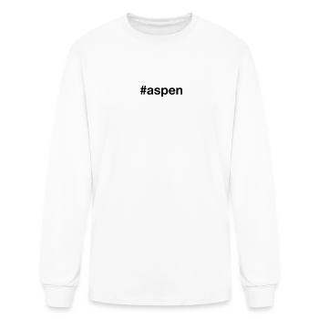 ASPEN Hashtag Colorado State - Men's Long Sleeve T-Shirt - white - Front