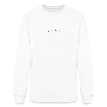 Heartbeat run - Men's Long Sleeve T-Shirt - white - Front