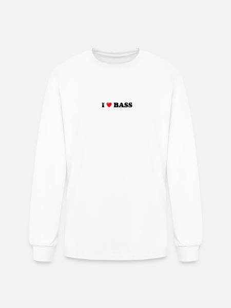 TwoTone Heart Glow - Men's Long Sleeve T-Shirt - white