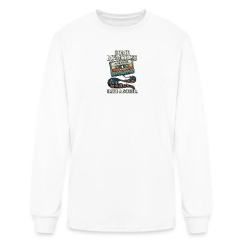 Some Memories Have a Sound - Retro Cassette City - Men's Long Sleeve T-Shirt - white - Front