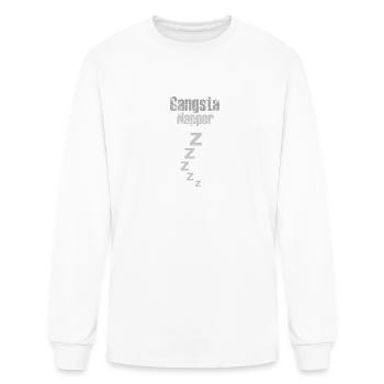 Gangsta Napper - Men's Long Sleeve T-Shirt - white - Front