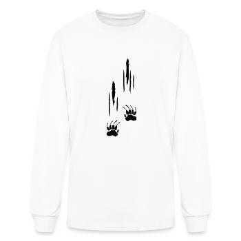 Scratches, Claws - Men's Long Sleeve T-Shirt - white - Front