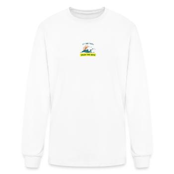 Sunset Wave Summer Vibes - Men's Long Sleeve T-Shirt - white - Front