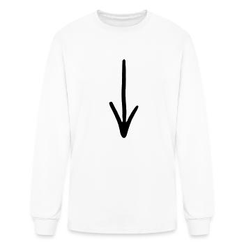 Arrow - Men's Long Sleeve T-Shirt - white - Front