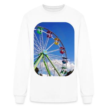 Colorful Ferris Wheel - Men's Long Sleeve T-Shirt - white - Front