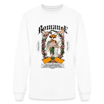 Romantic Cherubs Bloom - Men's Long Sleeve T-Shirt - white - Front