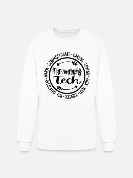 Mammography Tech - Men's Long Sleeve T-Shirt - white