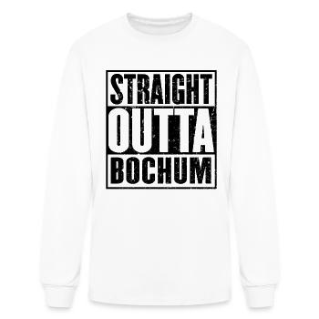 Straight Outta Bochum - Men's Long Sleeve T-Shirt - white - Front