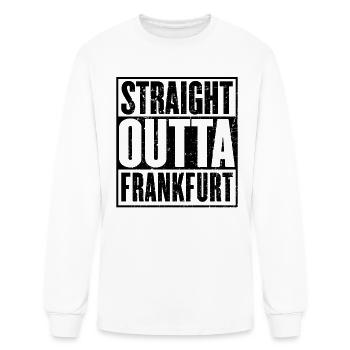 Straight Outta Frankfurt - Men's Long Sleeve T-Shirt - white - Front