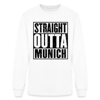 Straight Outta Munich Vintage - Men's Long Sleeve T-Shirt - white - Front