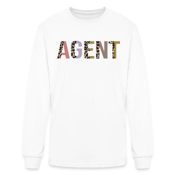 Agent - Men's Long Sleeve T-Shirt - white - Front